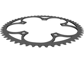 Chainring 53T 3D Model