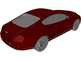 Bentley Continental GT 3D Model