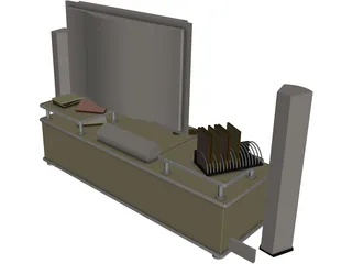 Philips Cinema TV Stand 3D Model