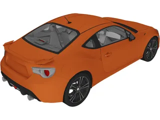 Toyota FT86 3D Model