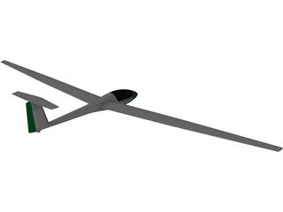 LAK-11 Nida Glider 3D Model