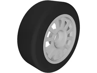 Racing Wheel 3D Model