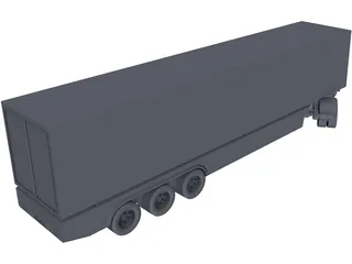 European Truck 3D Model