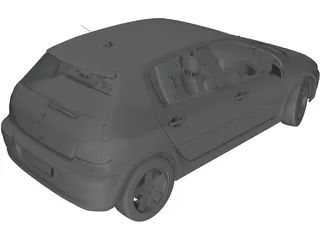 Peugeot 307 3D Model