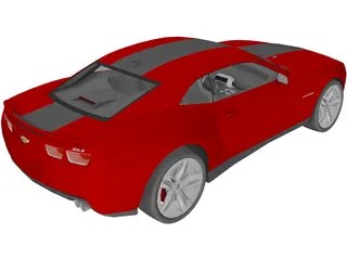 Chevrolet Camaro ZL1 (2012) 3D Model