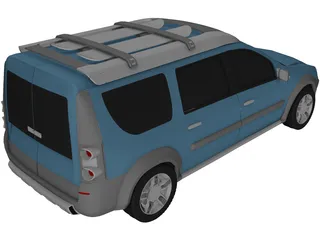 Dacia Logan Steppe Concept (2006) 3D Model