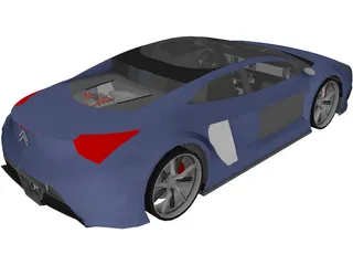Citroen Prototype 3D Model