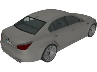 BMW 5-series E60 3D Model