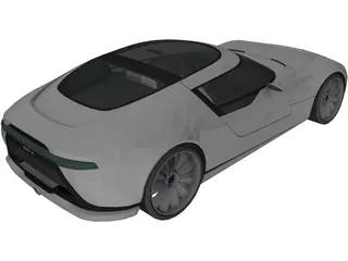 Saab Aero X Concept 3D Model