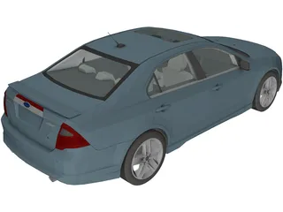 Ford Fusion Sport 3D Model