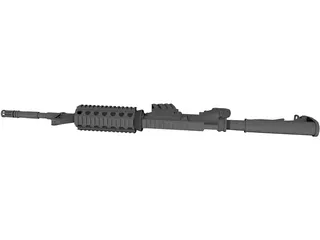 M4 Assault Rifle 3D Model