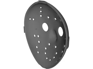 Jason Hockey Goalie Mask 3D Model