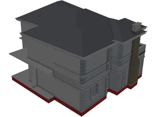 Villa 3D Model