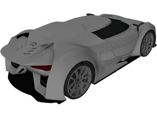 Citroen GT Concept 3D Model