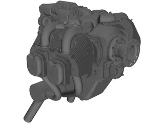 UL260i Engine 3D Model