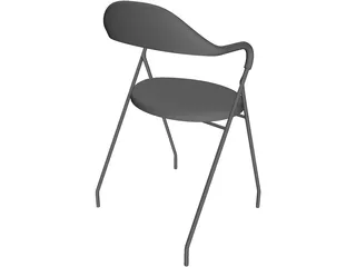 Single Chair 3D Model