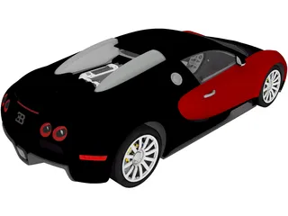 Bugatti Veyron 16.4 (2009) 3D Model