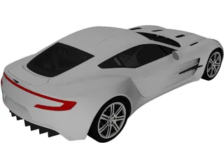 Aston Martin ONE-77 (2010) 3D Model