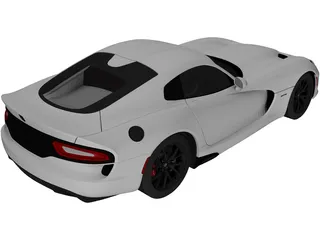 Dodge Viper SRT GTS (2013) 3D Model