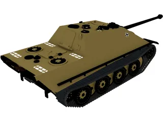 Jagdpanzer V 3D Model