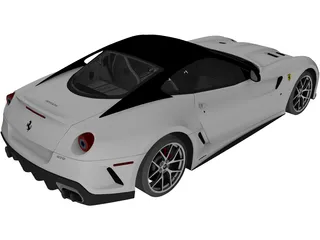 Ferrari 599 GTO (2011) 3D Model