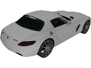 Mercedes-Benz SLS AMG (2011) 3D Model