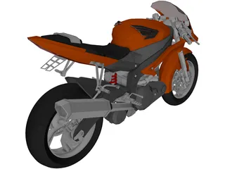 Honda CB150R 3D Model