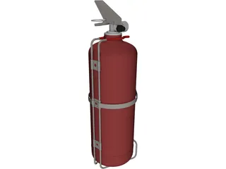 Fire Extinguisher 3D Model