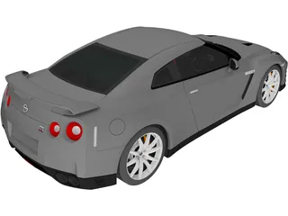 Nissan GT-R (2012) 3D Model