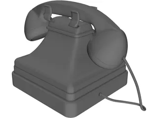 Phone Antique 3D Model