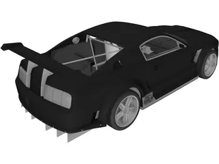 Ford Mustang GTR 3D Model