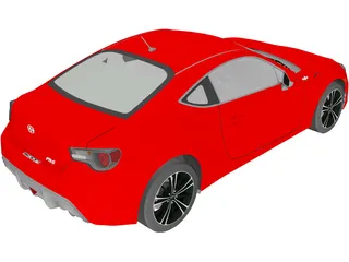 Scion FR-S (2013) 3D Model