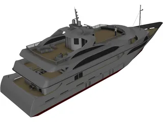 Yacht 3D Model