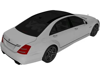 Mercedes-Benz S 65 AMG [W221] (2012) 3D Model