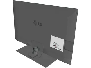 LG TV LCD LED 3D Model