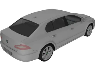 Skoda Superb (2009) 3D Model