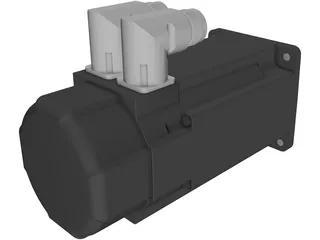 Kollmorgan AKM4 Motor 3D Model