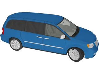 Chrysler Town and Country (2013) 3D Model