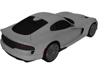 Dodge Viper (2013) 3D Model