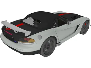 Dodge Viper SRT-10 ACR Soft Top 3D Model