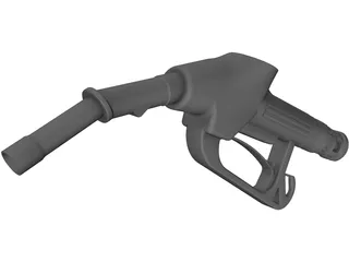 Refuelling Nozzle Gas 3D Model