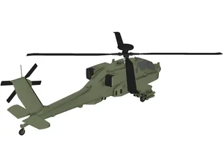 Boeing AH-64D Apache Longbow 3D Model