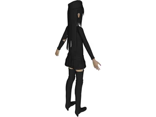 Andr the EnderGirl 3D Model