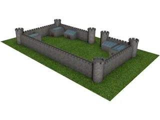 Castle 3D Model