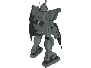 Gundam RGM-79N GM Custom 3D Model