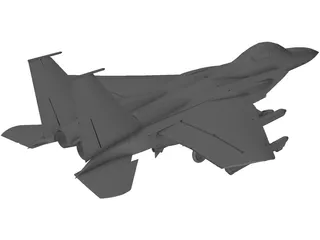 McDonnell Douglas F-15A 3D Model