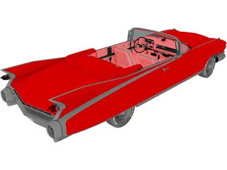 Cadillac Eldorado Biarritz Convertible (1959) 3D Model