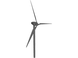 Wind Turbine 3D Model