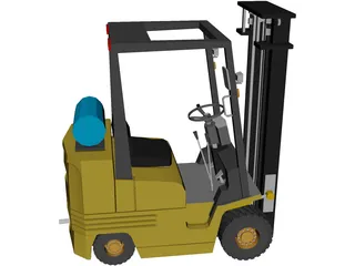 Forklift 3D Model