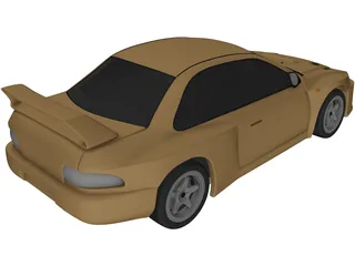 Subaru Impreza Coupe 3D Model